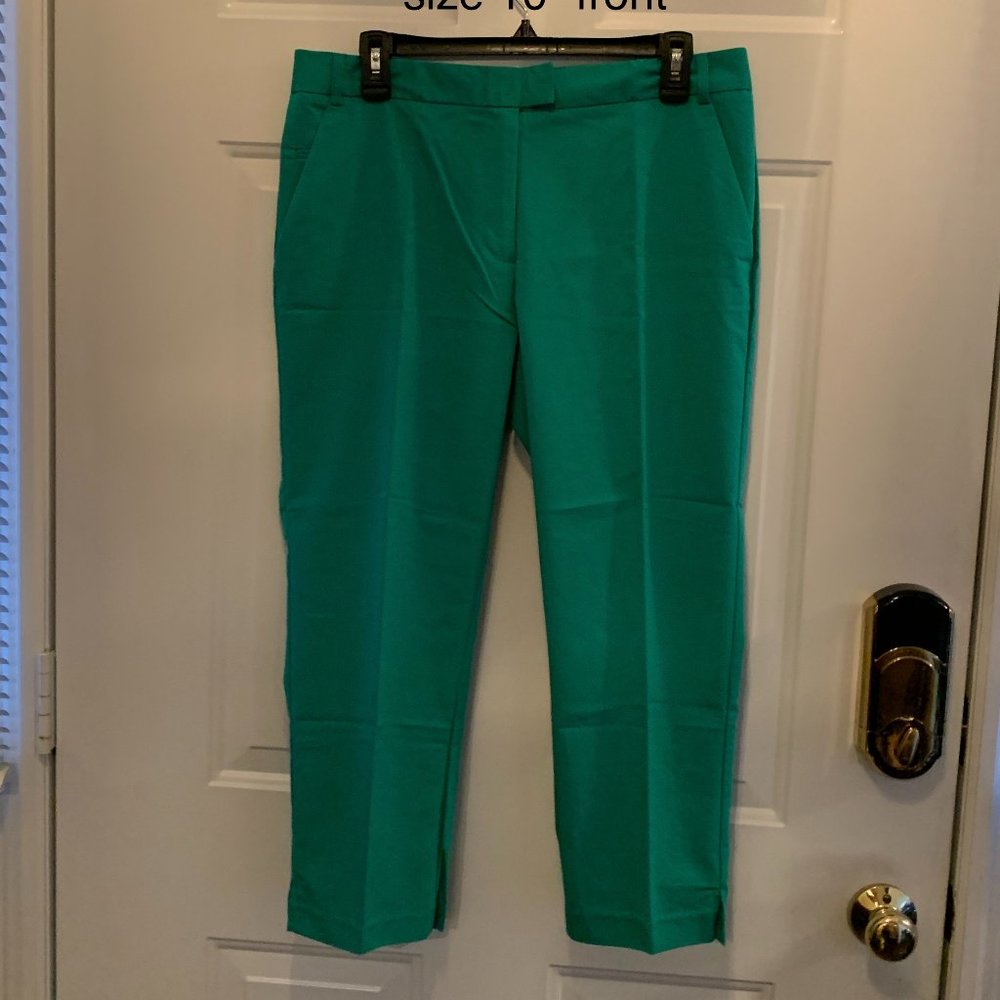 Jules & Leopold- green cropped pants